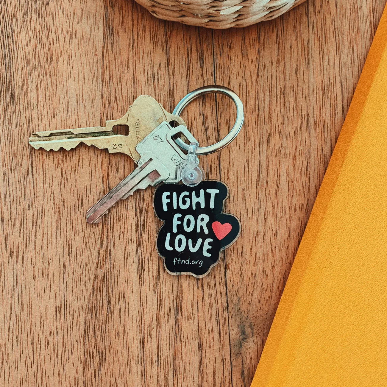 Fight For Love Keychain