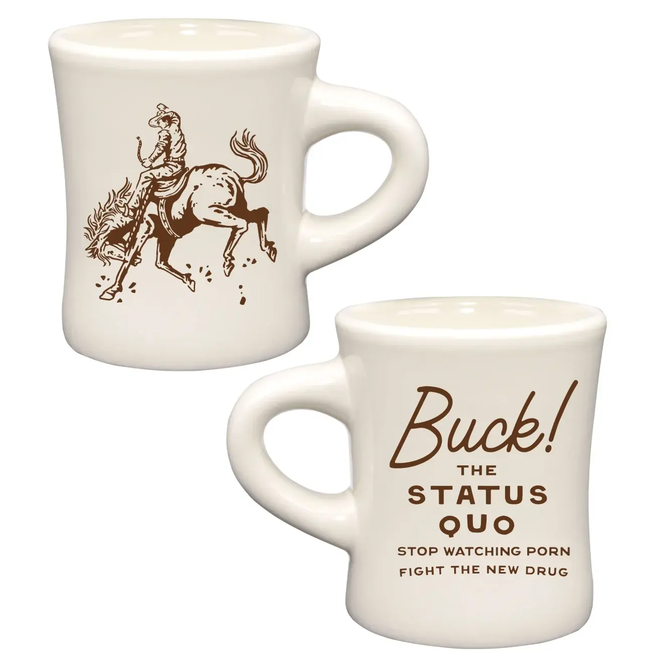 Buck The Status Quo Diner Mug