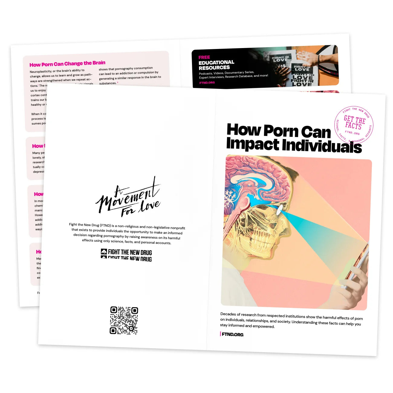 How Porn Impacts Individuals Brochure - Digital