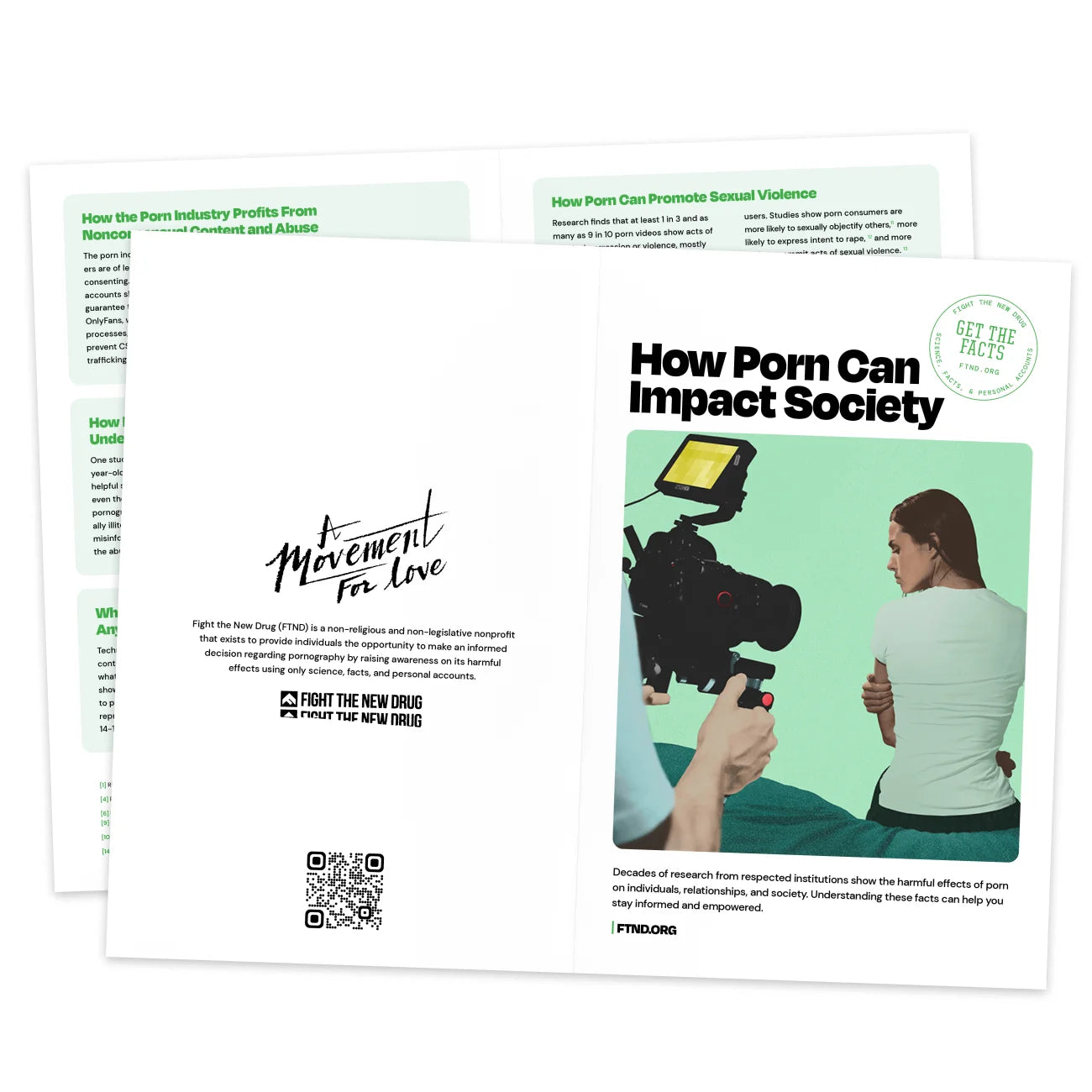 How Porn Impacts Society Brochure - Digital