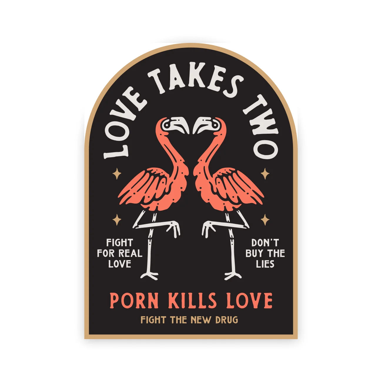 Love Takes Two Sticker – Fight the New Drug