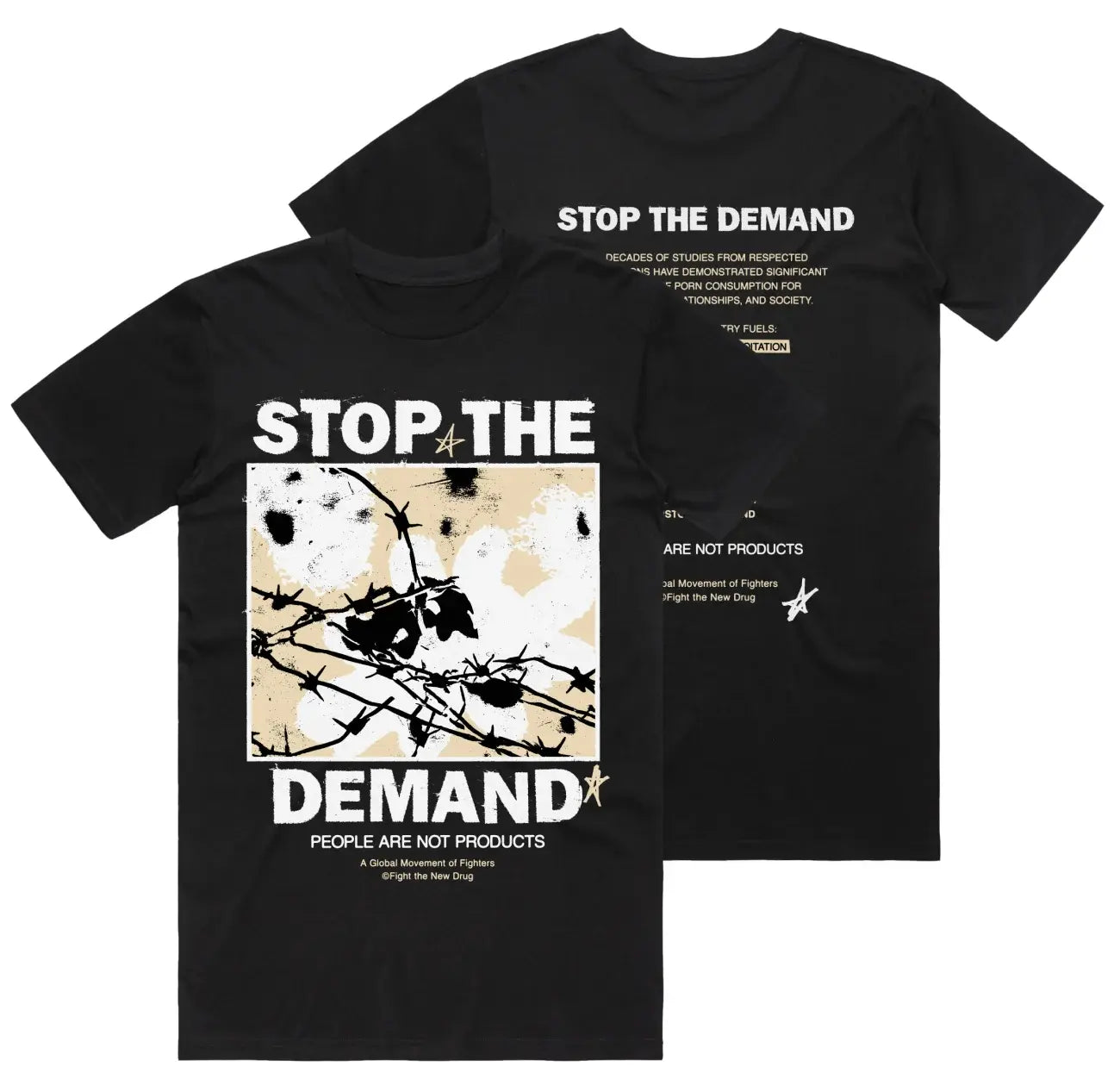 Stop The Demand Wire - Black