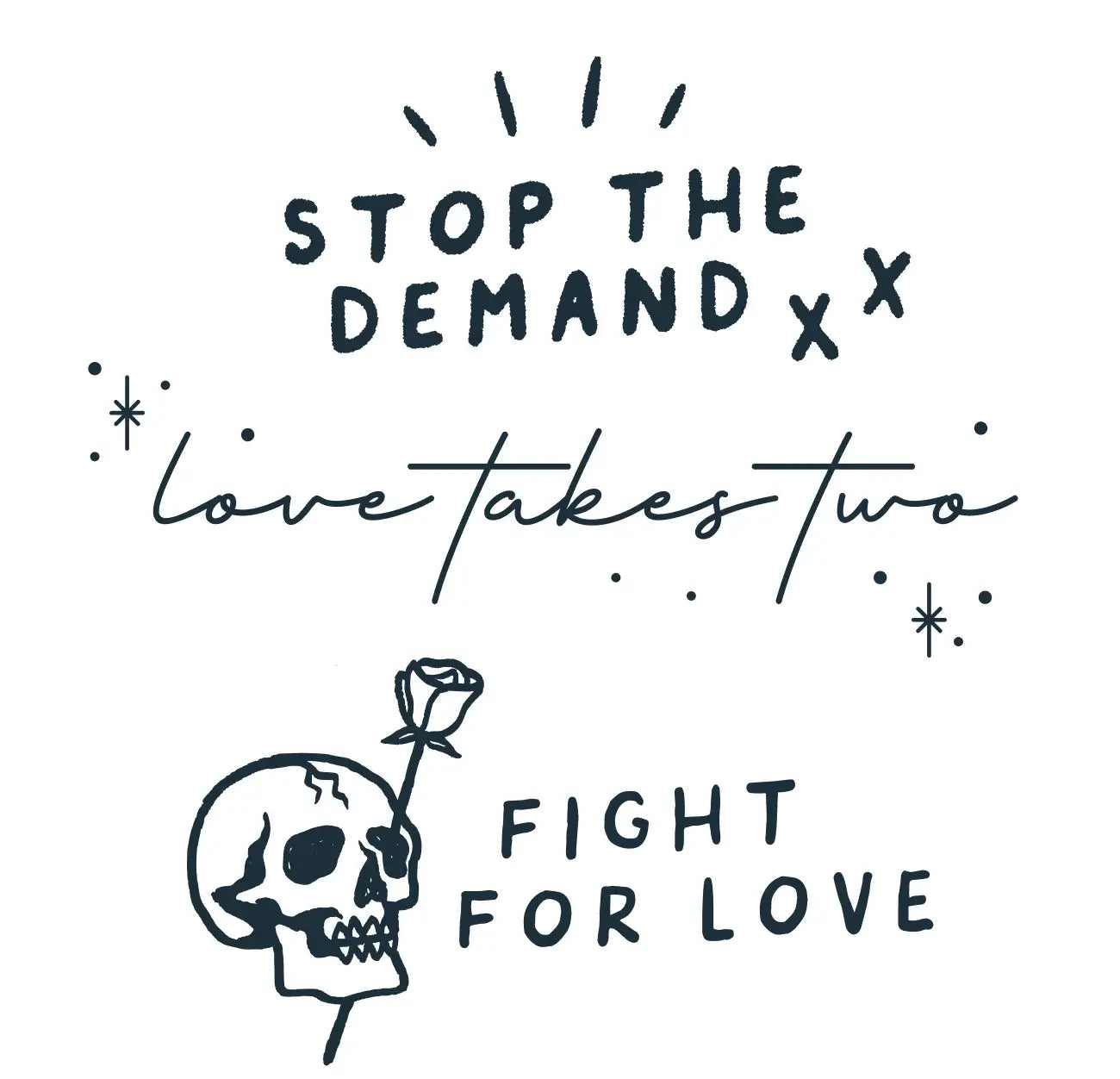 Stop The Demand Temporary Tattoos