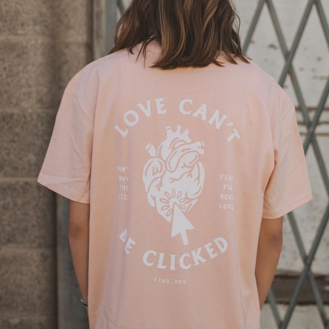 Love Can't Be Clicked - Pale Pink