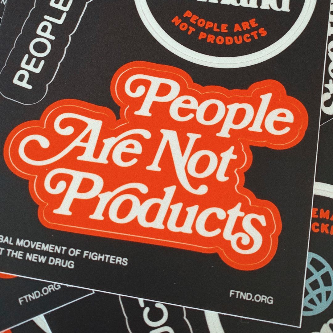 People Are Not Products Sticker Sheet