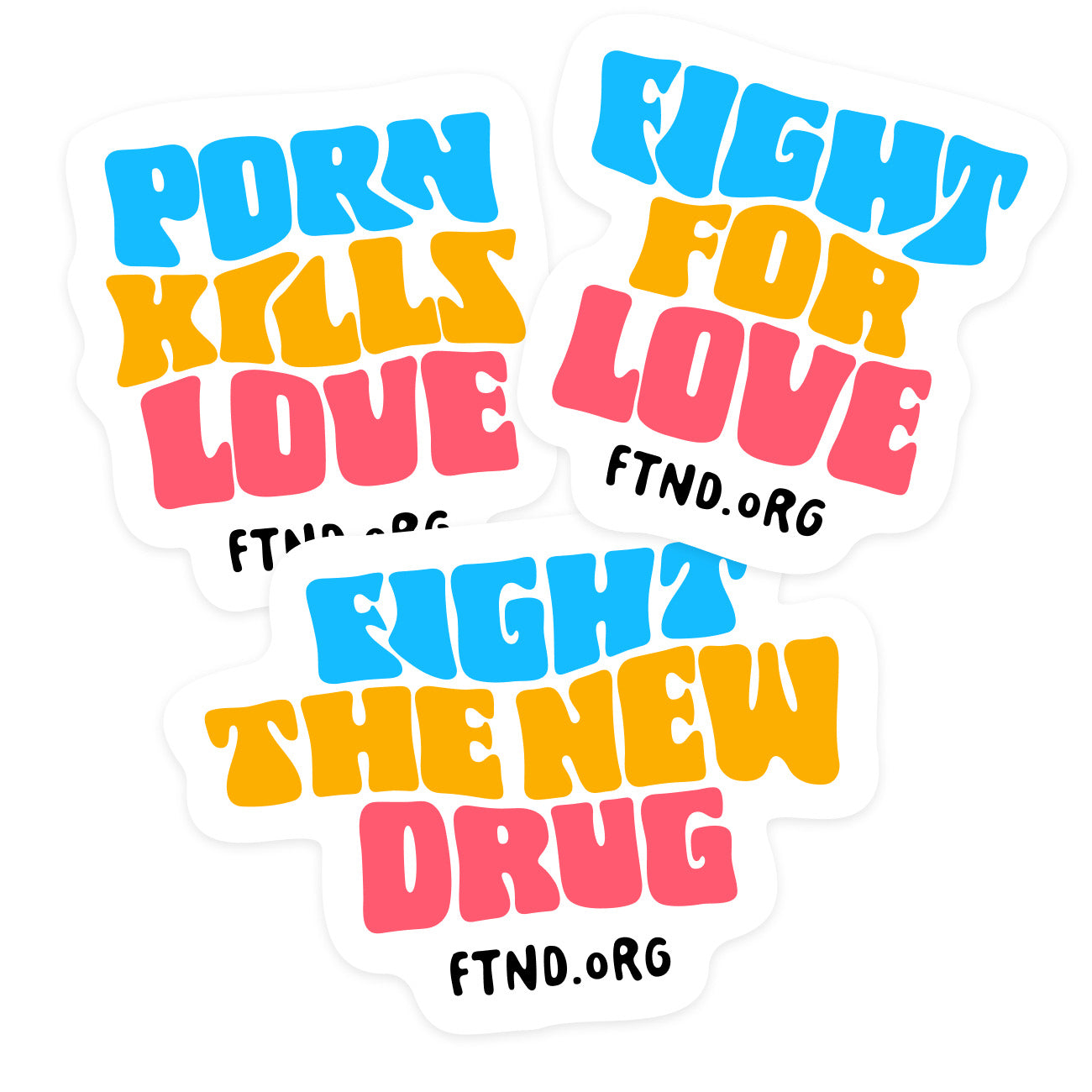 Fight the New Drug Groovy Sticker Sheet